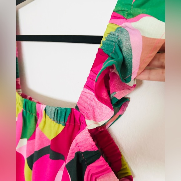 And The Why Boutique Brand- Sleeveless Colorful Flowy Baby Doll Top - Picture 12 of 14